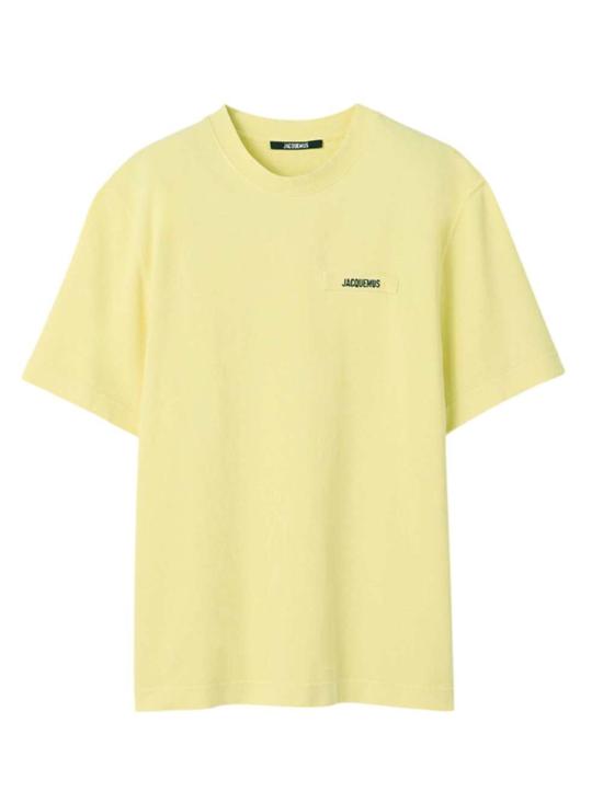 26FW 자크뮈스 반팔 티셔츠 25HTSM00133AJ00226 PALE YELLOW 205