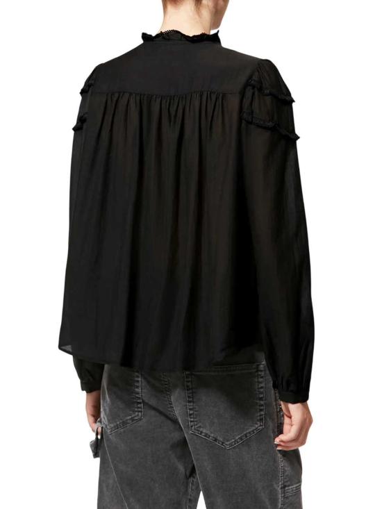 26FW 이자벨마랑에뚜왈 블라우스 HT0681FBB3J04E 01BK BLACK - ISABEL MARANT ETOILE