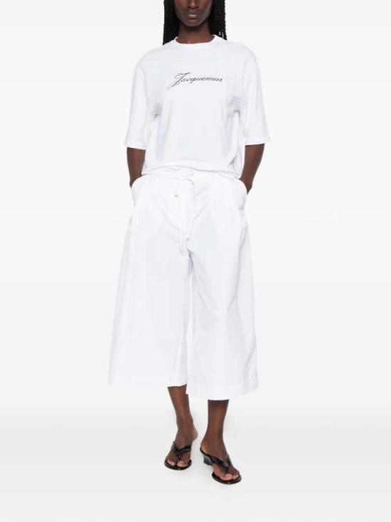 26FW 자크뮈스 반팔 티셔츠 26ETSW00596AJ00289 WHITE 100 - JACQUEMUS