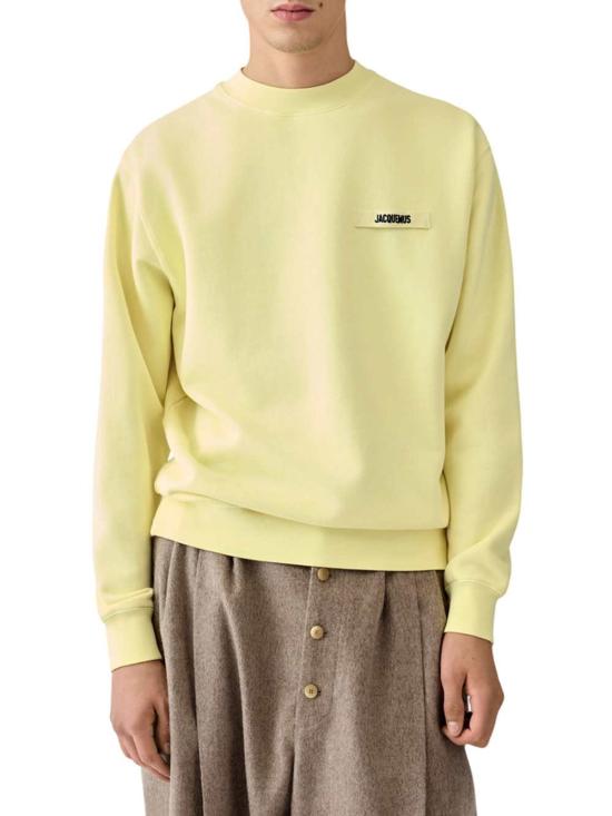 26FW 자크뮈스 후드 티셔츠 24ESSM00206AJ00126 PALE YELLOW 205 - JACQUEMUS