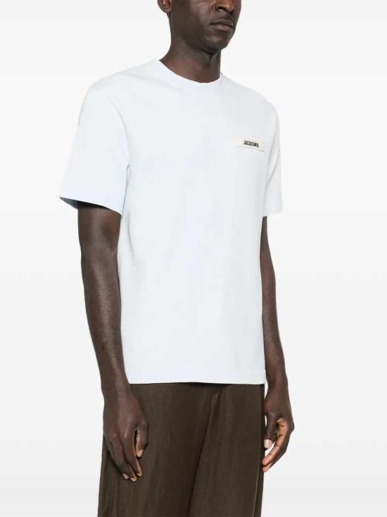 26SS 자크뮈스 반팔 티셔츠 25HTSM00133AJ00226 LIGHT BLUE 2 321 - JACQUEMUS