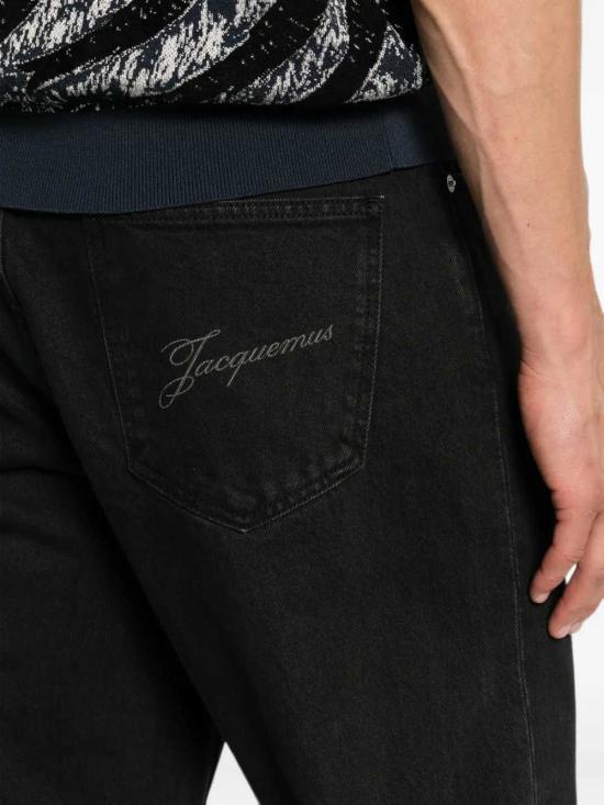 26FW 자크뮈스 데님 팬츠 25HPAM00028AD00039 BLACK 990 - JACQUEMUS