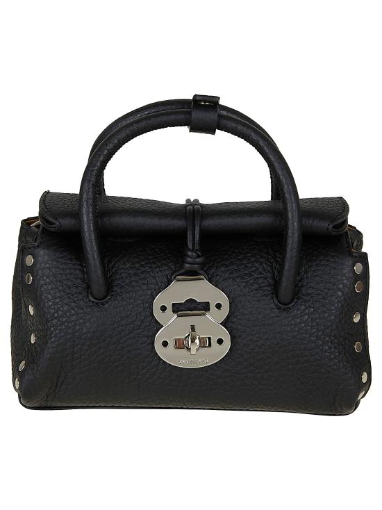 26FW 자넬라토 숄더백 068750 1120000B Z0001 BLACK NERO