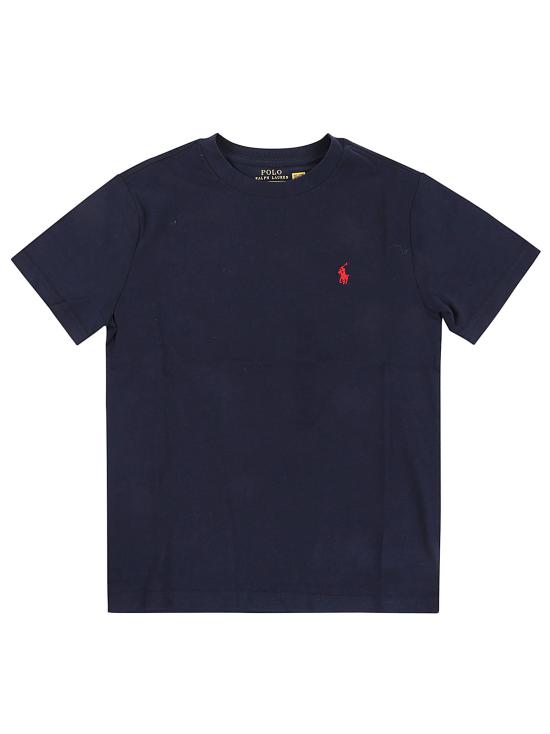 26FW [키즈] 랄프 로렌 티셔츠 323832904 037 CRUISE NAVY