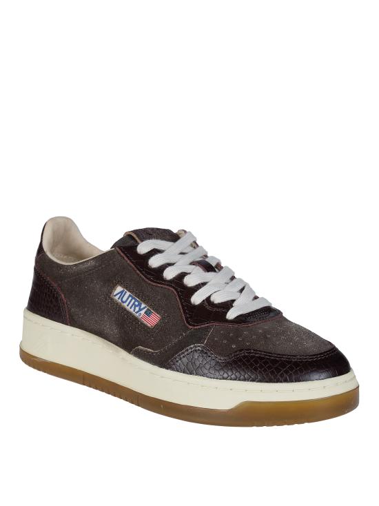 26FW 오트리 메달리스트 로우 레더 스니커즈 AULWCJ01 MUSTANGBRN MARRONE - AUTRY