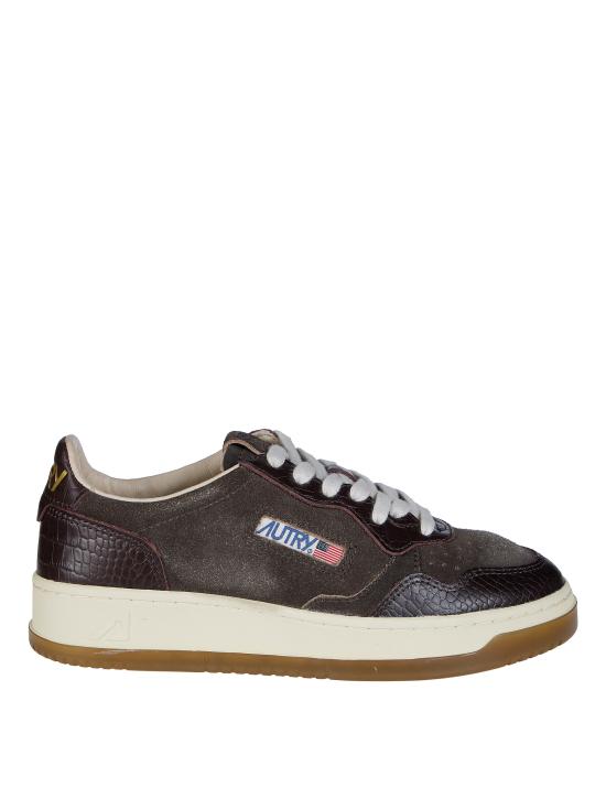 26FW 오트리 메달리스트 로우 레더 스니커즈 AULWCJ01 MUSTANGBRN MARRONE
