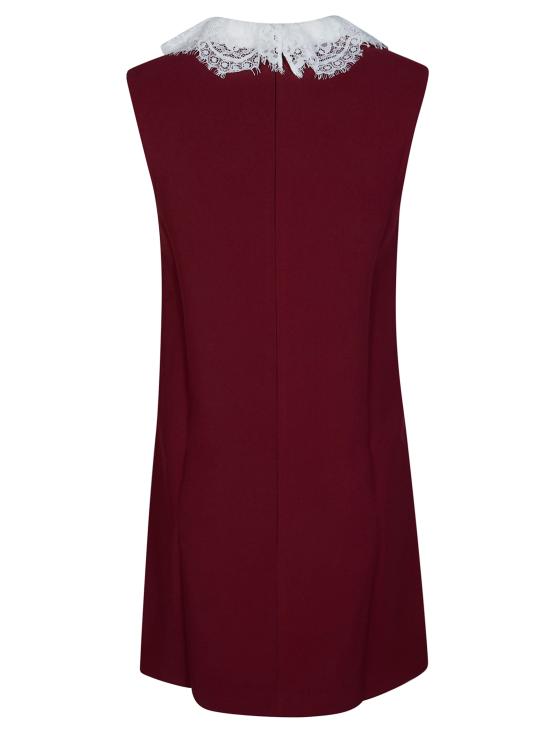 26FW 셀프 포트레이트 숏 원피스 PF26001SBBU BURGUNDY ROSSO - SELF PORTRAIT