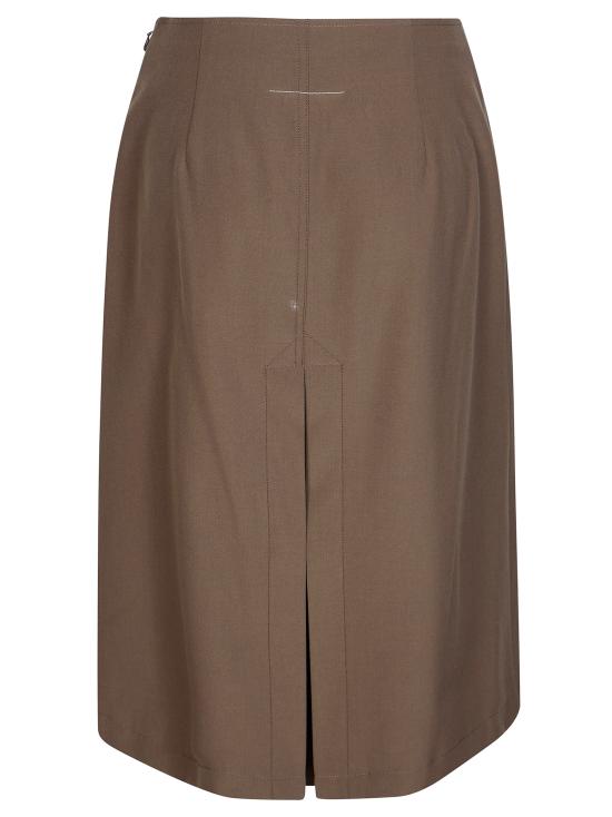 26FW MM6 메종마르지엘라 미디 스커트 S52ME0035M35436 123 MARRONE - MM6 MAISON MARGIELA