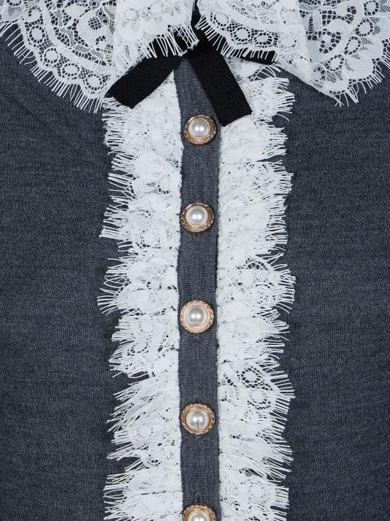 26FW 셀프 포트레이트 가디건 PF26134CGR GREY GRIGIO - SELF PORTRAIT