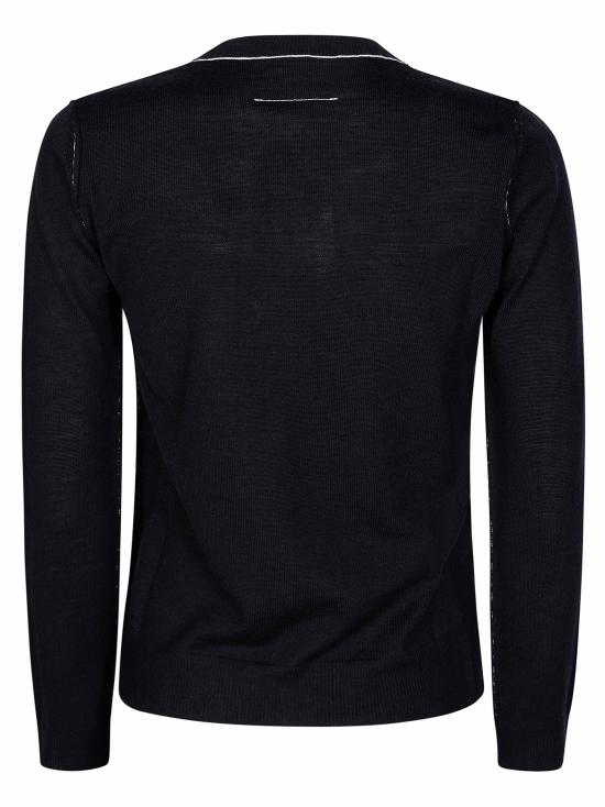 26FW MM6 메종마르지엘라 가디건 S52HL0066M13037 900 NERO - MM6 MAISON MARGIELA
