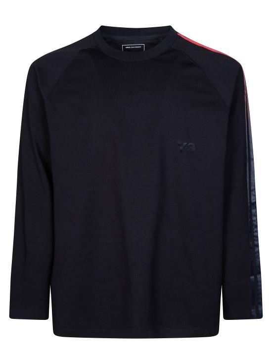 26FW 와이쓰리 긴팔 티셔츠 KQ8586 BLACK NERO