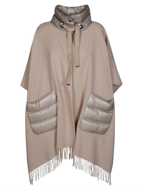 26FW 에르노 퀼티드 포켓 판초 GC00066DR33395 1982 BEIGE
