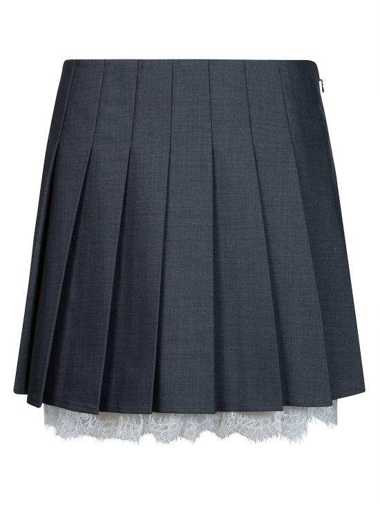 26FW 셀프 포트레이트 숏 스커트 PF26006SKGR GREY GRIGIO