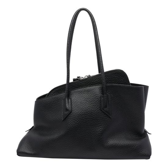 26FW 디 아티코 라 파세지아타 미디엄 탑 핸들 백 250WAH00054 LBT117AA100 Black - THE ATTICO
