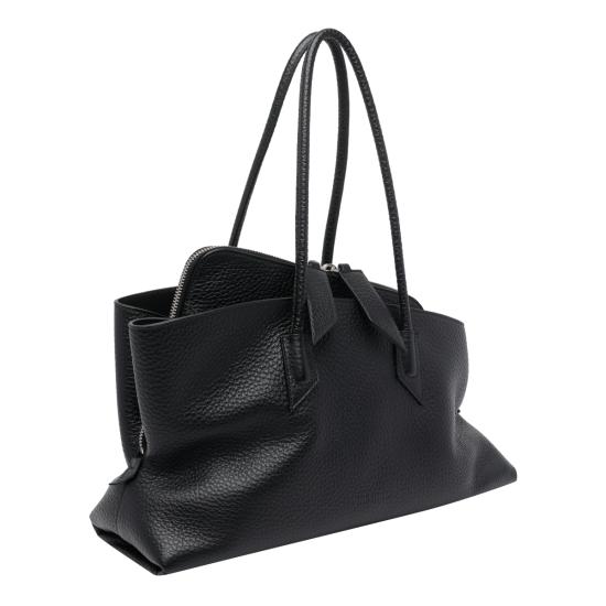 26FW 디 아티코 라 파세지아타 미디엄 탑 핸들 백 250WAH00054 LBT117AA100 Black - THE ATTICO