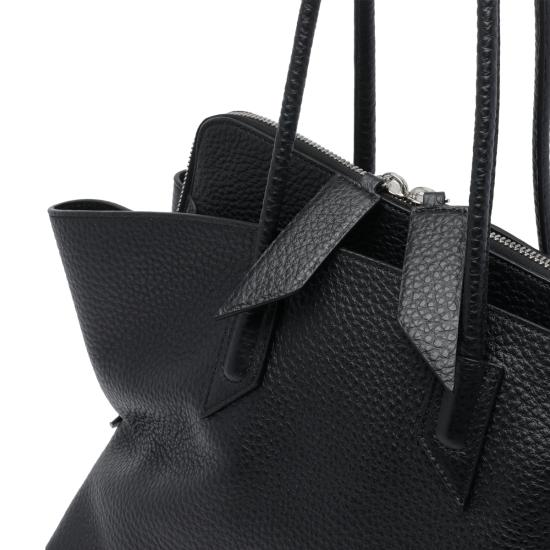 26FW 디 아티코 라 파세지아타 미디엄 탑 핸들 백 250WAH00054 LBT117AA100 Black - THE ATTICO