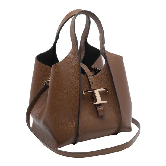 26FW 토즈 T 타임리스 미니 토트백 XBWTSBA9100 XSOS600 Brown - TODS