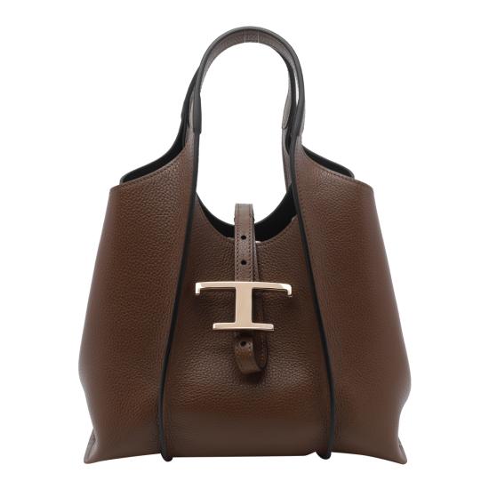 26FW 토즈 T 타임리스 미니 토트백 XBWTSBA9100 XSOS600 Brown