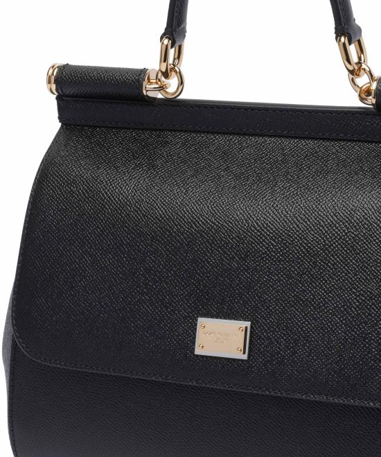 26FW 돌체앤가바나 라지 시실리 핸드백 BB6002 B100180999 Black - DOLCE & GABBANA