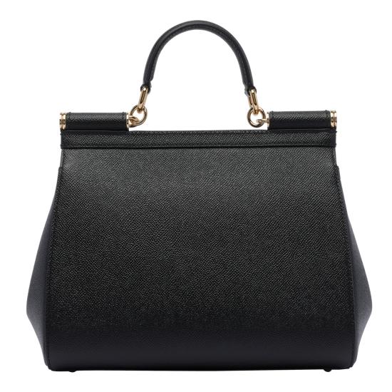 26FW 돌체앤가바나 라지 시실리 핸드백 BB6002 B100180999 Black - DOLCE & GABBANA