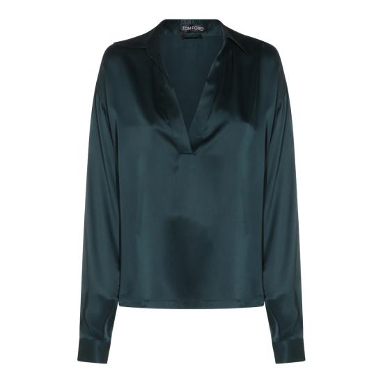 26FW 톰포드 블라우스 TS2144 FAX1720GDV TEAL