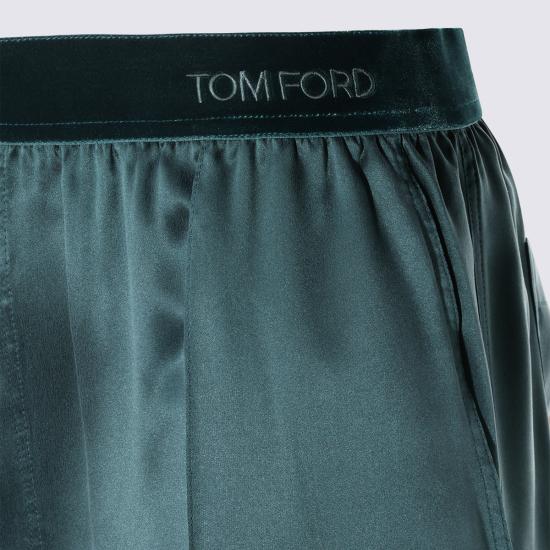 26FW 톰포드 스트레이트 팬츠 PAW683 FAX1720GDV TEAL - TOMFORD