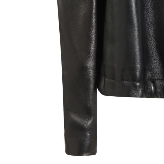 26FW 케이트 가죽 자켓 6175937 200 BLACK - KHAITE
