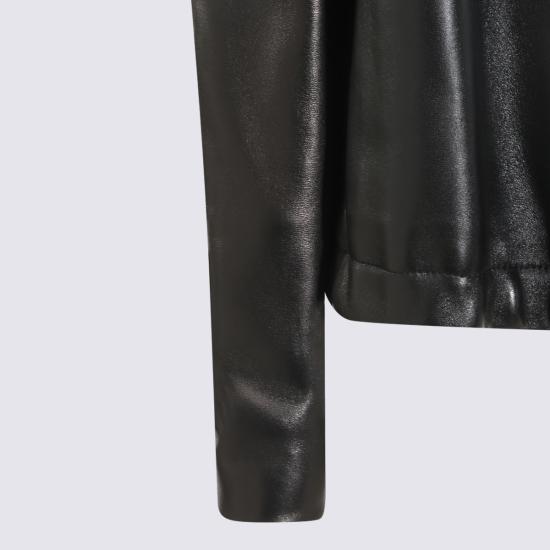 26FW 케이트 가죽 자켓 6175937 200 BLACK - KHAITE