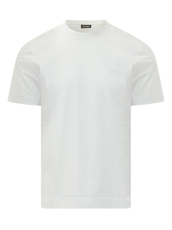 26FW 에르메네질도제냐 반팔 티셔츠 UI360A4I765 N00 100 BIANCO
