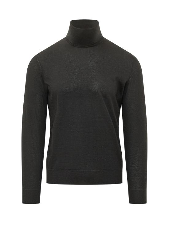 26FW 에르메네질도제냐 터틀넥 E8J00120 K09 001 NERO