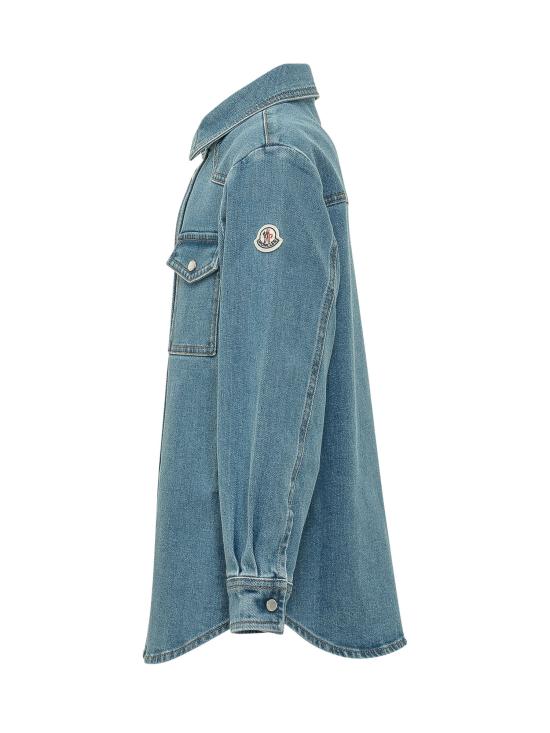 26FW [키즈] 몽클레어 셔츠 L29542F00001598A1 730 DENIM - MONCLER