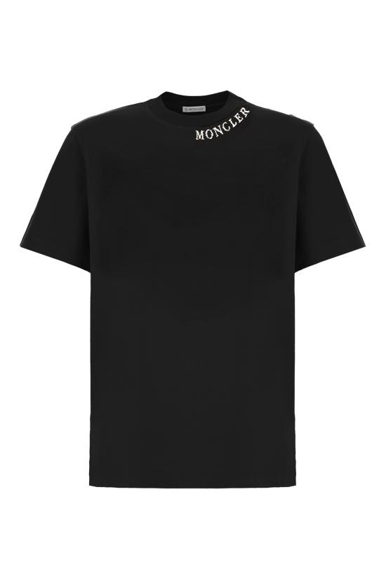 26FW 몽클레어 반팔 티셔츠 8C0000489AJU 999 Nero