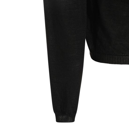 26FW 릭 오웬스 스웨터 RU02F4612 ML09 BLACK - RICK OWENS