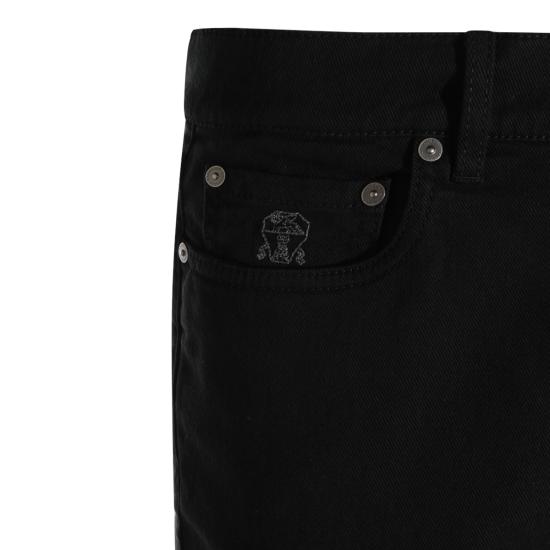 26FW 브루넬로 쿠치넬리 데님 팬츠 M277PO2090 C101 BLACK - BRUNELLO CUCINELLI