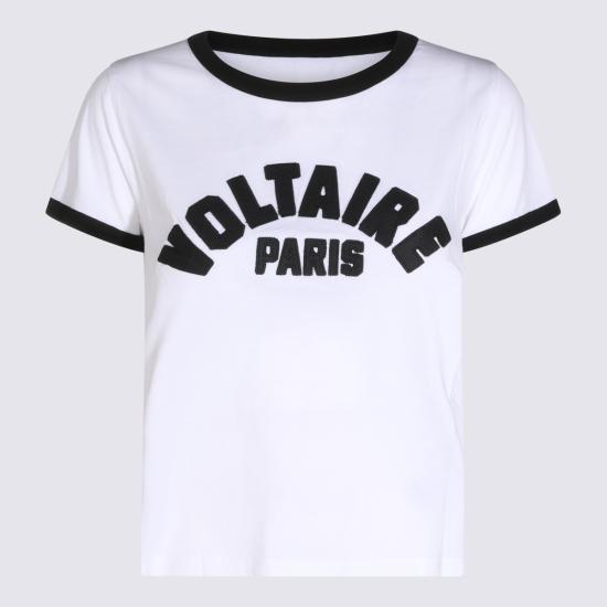 26FW 자딕앤볼테르 반팔 티셔츠 JWTS02851 107 WHITE - ZADIG & VOLTAIRE