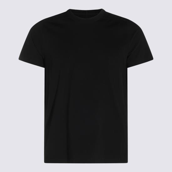 26FW 릭 오웬스 반팔 티셔츠 RU02F4265 JA09 BLACK - RICK OWENS