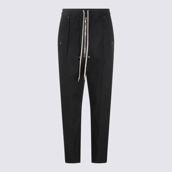 26FW 릭 오웬스 스트레이트 팬츠 RU02F4361 TE09 BLACK - RICK OWENS