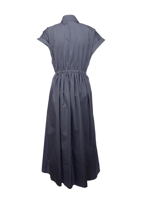 26FW 미우미우 미디 원피스 MF6446195D F098Z BIANCO COBALTO - MIU MIU