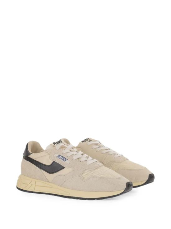 26FW 오트리 릴윈드 로우 나일론 스웨이드 스니커즈 WWLM UT60 Ecru black - AUTRY