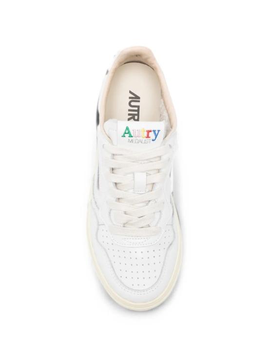 26FW 오트리 메달리스트 로우 레더 스니커즈 AULW BG01 WHITE - AUTRY