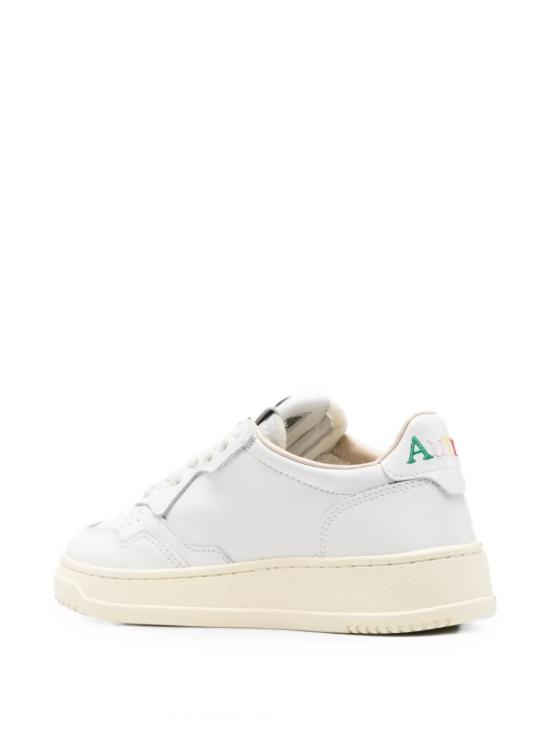 26FW 오트리 메달리스트 로우 레더 스니커즈 AULW BG01 WHITE - AUTRY