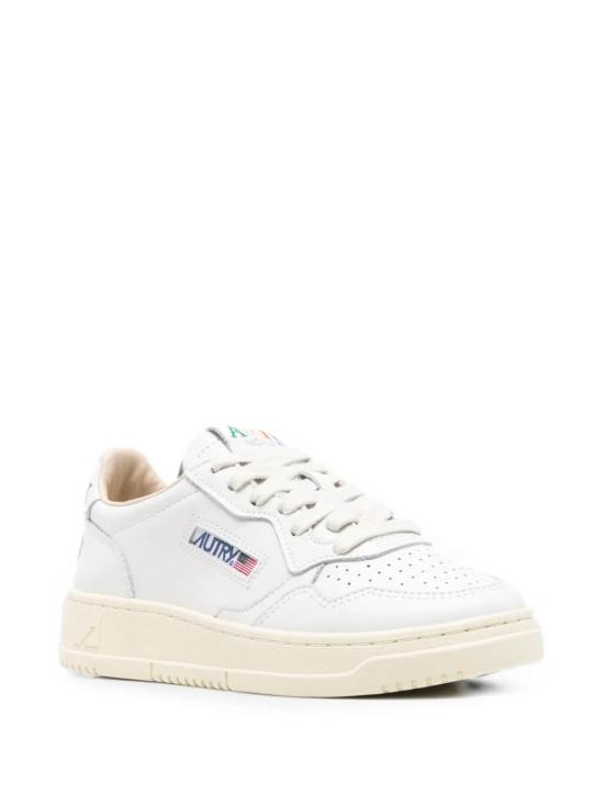 26FW 오트리 메달리스트 로우 레더 스니커즈 AULW BG01 WHITE - AUTRY