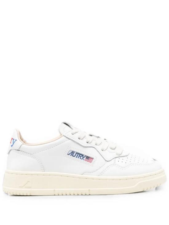 26FW 오트리 메달리스트 로우 레더 스니커즈 AULW BG01 WHITE