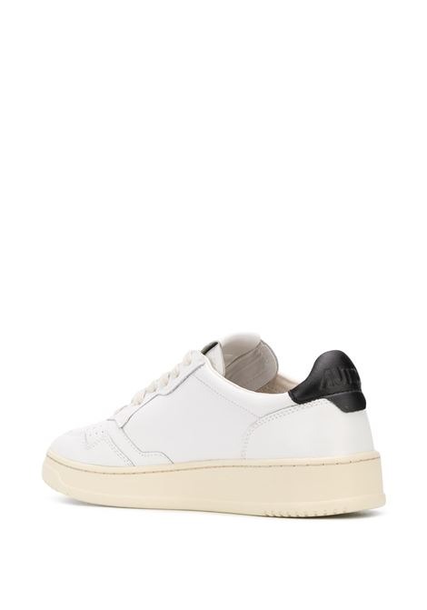 26FW 오트리 메달리스트 로우 스니커즈 AULM LL22 White black - AUTRY