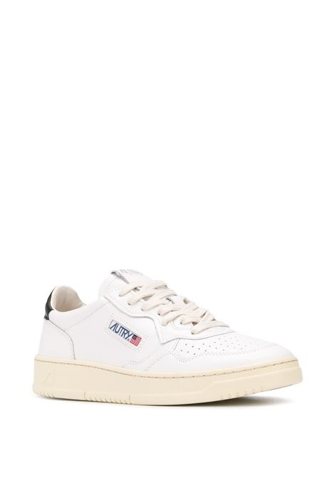 26FW 오트리 메달리스트 로우 스니커즈 AULM LL22 White black - AUTRY