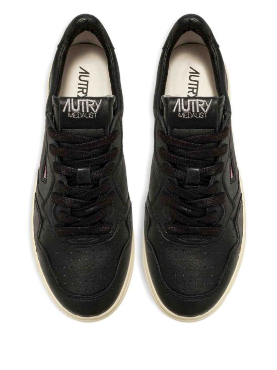26FW 오트리 메달리스트 로우 스니커즈 AULM GG05 Goat black - AUTRY