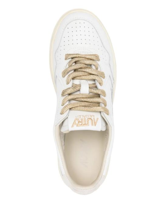 26FW 오트리 메달리스트 로우 레더 스니커즈 AULW SW01 WHITE - AUTRY