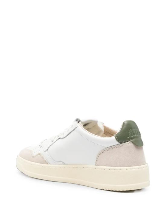 26FW 오트리 메달리스트 로우 스니커즈 AULM LS17 White bronze green - AUTRY