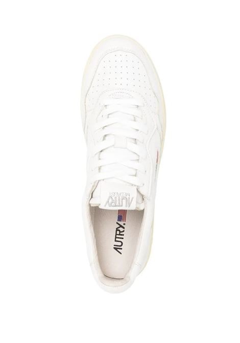 26FW 오트리 메달리스트 로우 스니커즈 AULM GG04 White - AUTRY
