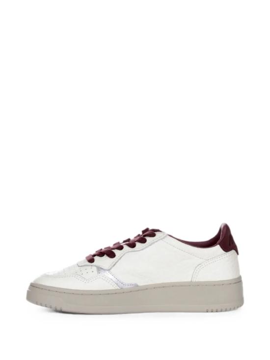 26FW 오트리 메달리스트 로우 레더 스니커즈 AULW NE19 White brown - AUTRY